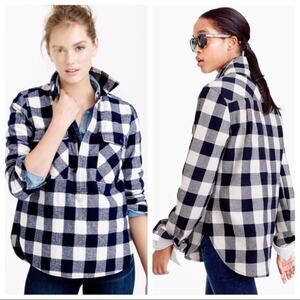 J.Crew Buffalo Check Shirt Jacket Size M